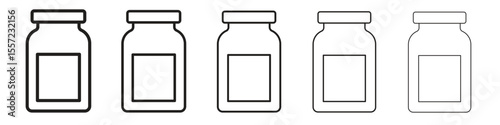 Jar icon vector, Symbol, logo illustrations