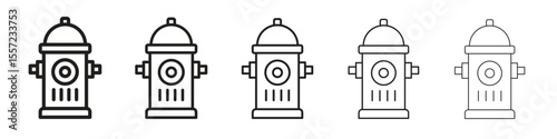 Fire hydrant icon vector, Symbol, logo illustrations