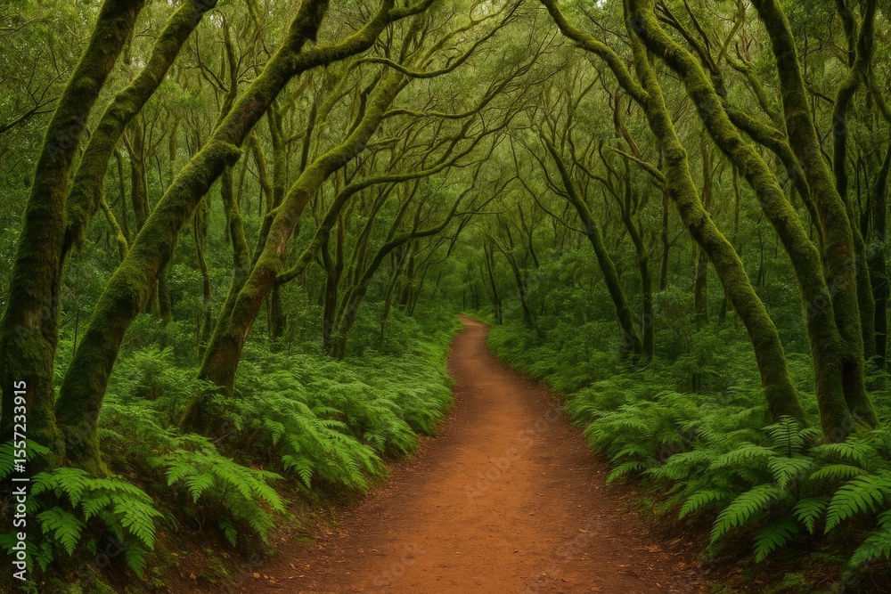 Fototapeta premium Exploring the Natural Beauty of a Remote Mountain Area