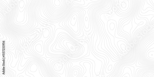Abstract topography contour map line and modern wavy map line design, digital print terrain lines texture vector white background.	