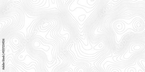 Abstract topography contour map line and modern wavy map line design, digital print terrain lines texture vector white background.	