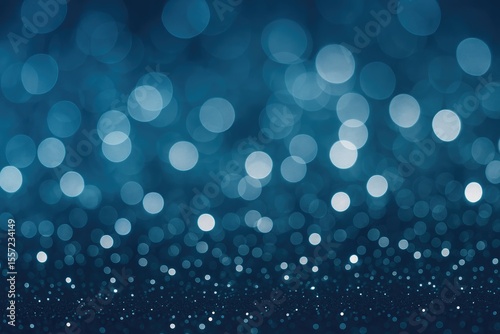 Abstract luminous bokeh scenery for nighttime displays