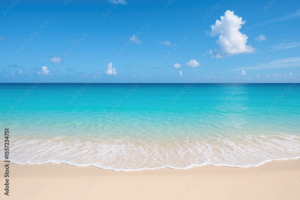 Obraz premium Tropical coastline and sandy shores