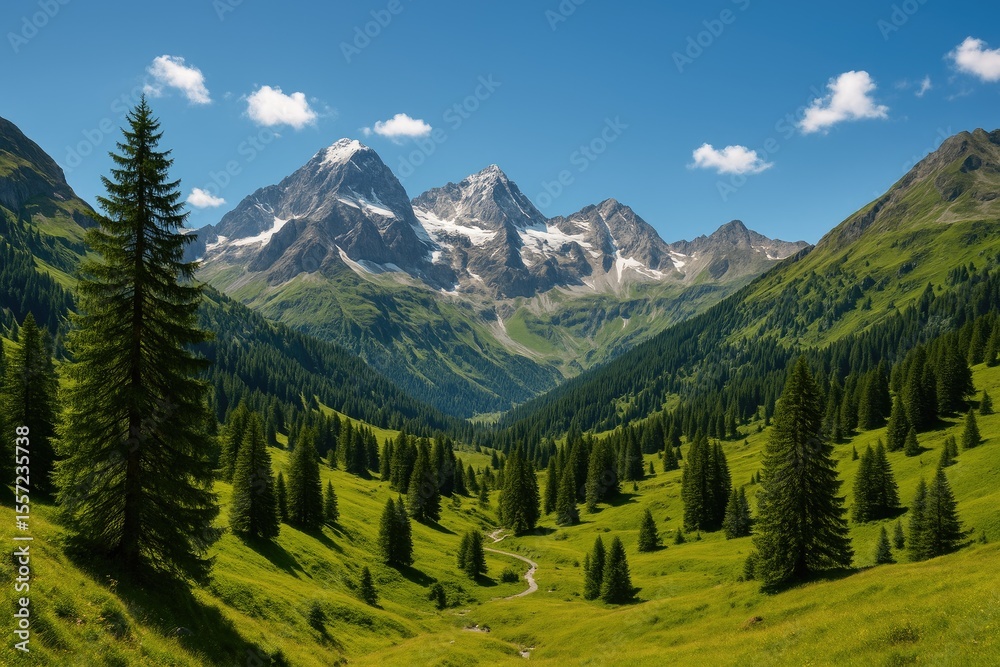 Fototapeta premium Stunning Mountain Ranges - Exploration - Excursion