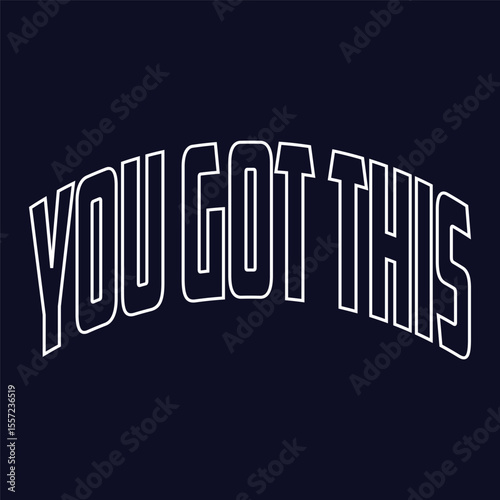 You got this hand lettering art for t shirt