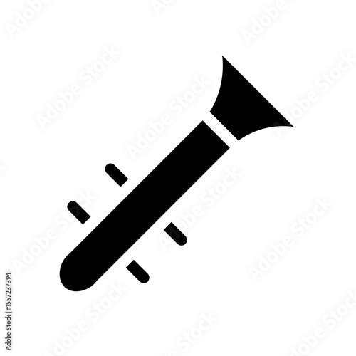 trumpet glyph icon