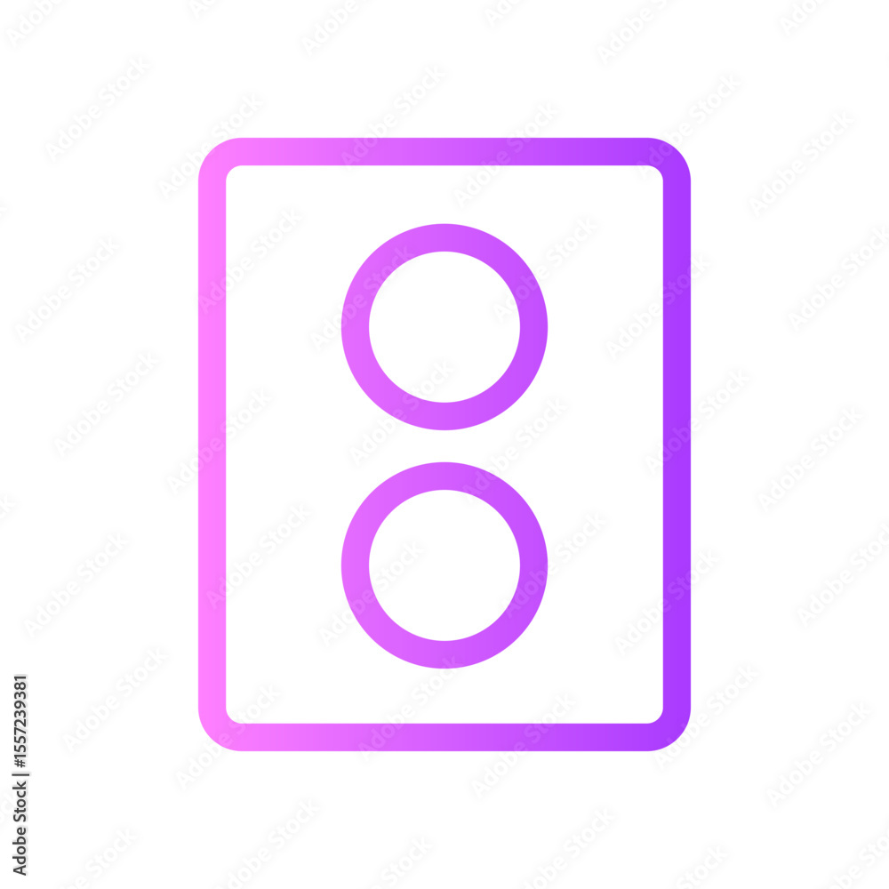 speaker gradient icon speaker gradient icon