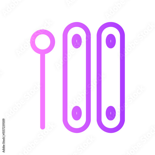 xylophone gradient icon