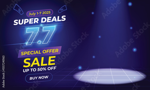 7.7 Super Deals Web Banner