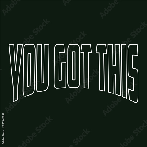 You got this hand lettering art for t shirt