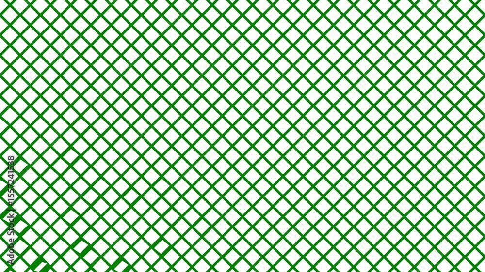A green background with white border and screen dots on it squares lattice pattern diamond clock green screen animated chromakey background cartoonish frame gesture backgrounds composition