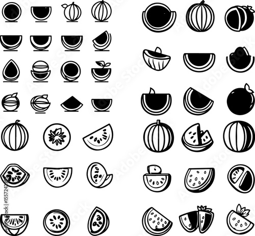 orange icons fruit citrus healthy food fresh orange design orange tree farm harvest vitamin C orange juice agriculture seasonal fruit orange slice farming farm produce edible natural