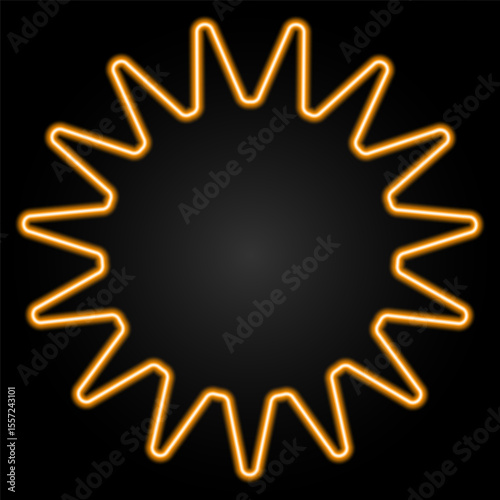 virus neon sign, modern glowing banner design, colorful modern design trend on black background. Vector illustration.