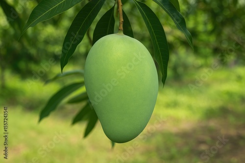 A large, sweet mango fruit that can weigh up to 2 kilograms and has a radius of approximately 10 centimeters.