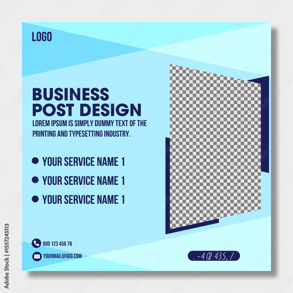 Obraz premium corporate poster template