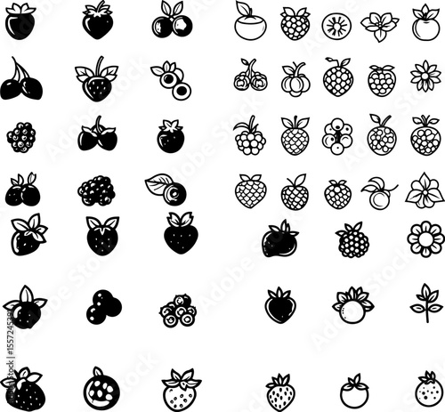 raspberry icons fruit healthy food fresh raspberry design berry agriculture raspberry bush seasonal fruit raspberry harvest farm produce farm-to-table raspberry symbol edible organic