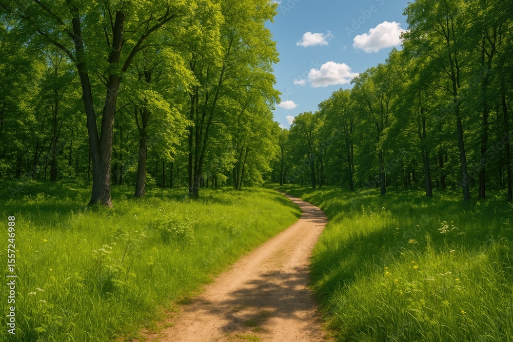 Serene Path for Hiking Enthusiasts Serene Path for Hiking Enthusiasts