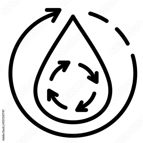 Renewable Resources  Icon Element For Design	