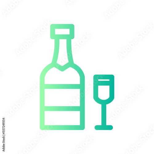 champagne gradient icon