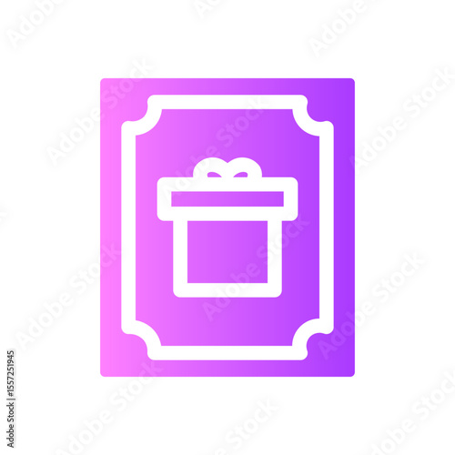 birthday card gradient icon