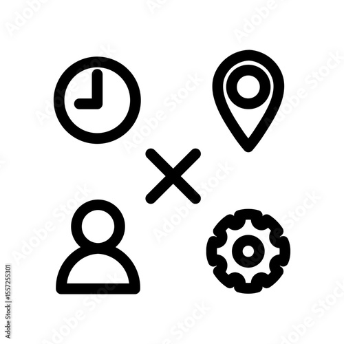 autonomy line icon