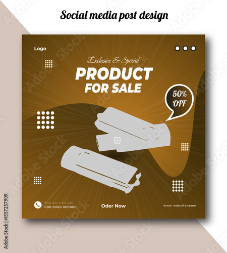 Exclusive and special pen drive product for sale social media post design template