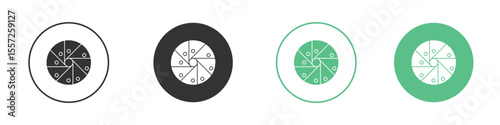 Perpetual motion icon Vector simple flat graphic illustration.