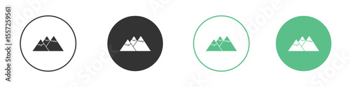 Free Download Mountain icon vector, Symbol, logo illustrations - GFXLoad