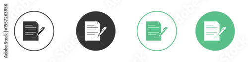 Agreement icon Vector simple flat graphic illustration.