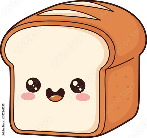 Cute Bakery Characters Vector Set