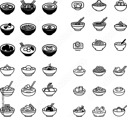 udon Japanese noodles thick noodles noodle soup Asian cuisine udon bowl food icon food design hot noodles broth udon dish Japanese food comfort food udon soup food art food styling so