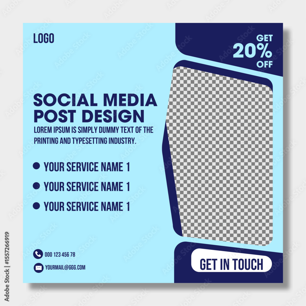 Obraz premium SOCIAL MEDIA TEMPLATE