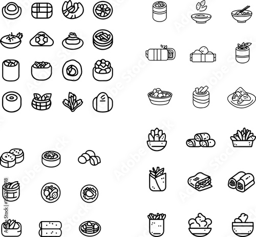 spring roll Asian cuisine appetizer fried spring roll fresh spring roll Vietnamese food food icon food design spring roll wrapper savory food art crispy egg roll spring roll filling r