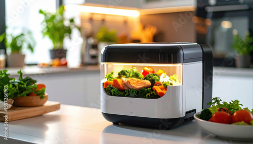 Appliance for cooking in a modern kitchen, kitchen appliances from the future