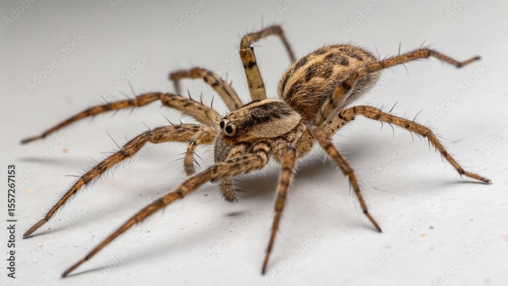 Grass Spider on studio background Grass Spider on studio background