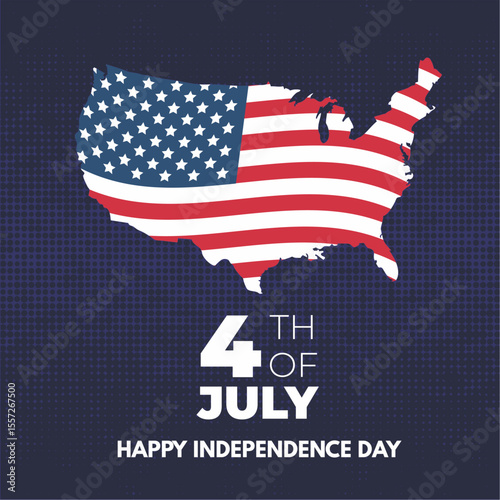 vector of united states independence day