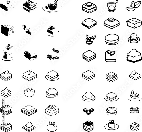 baklava dessert pastry Middle Eastern cuisine sweet food icon layers filo dough honey nuts food design food art pistachio walnut sweet treat food styling food presentation baklava dis