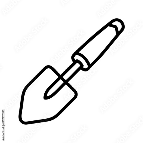 Gardening trowel tool for planting flowers and vegetables in garden.  Hand trowel is perfect for gardening work. Garden trowel is essential tool for home gardening and landscaping projects.