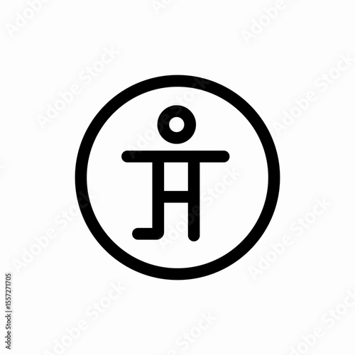 accessibility person support help icon vector sign