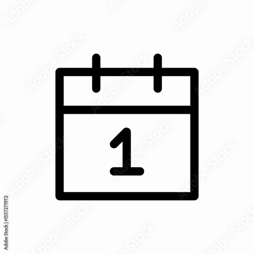 calendar date schedule time icon vector sign