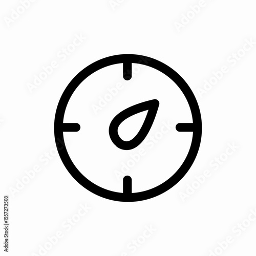 speedometer gauge meter dashboard icon vector sign