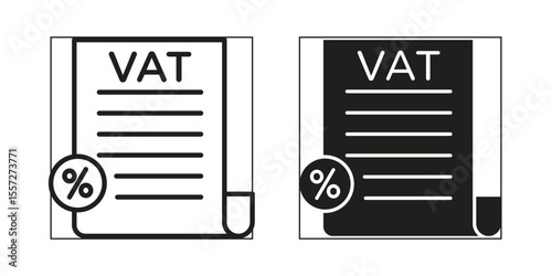 Value added tax VAT icon
