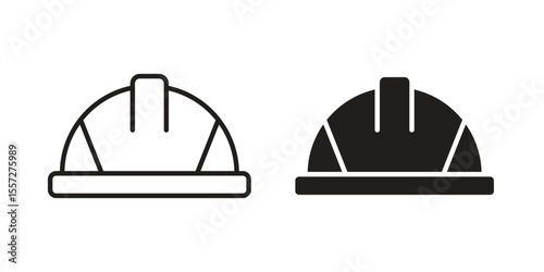 Safety helmet icon