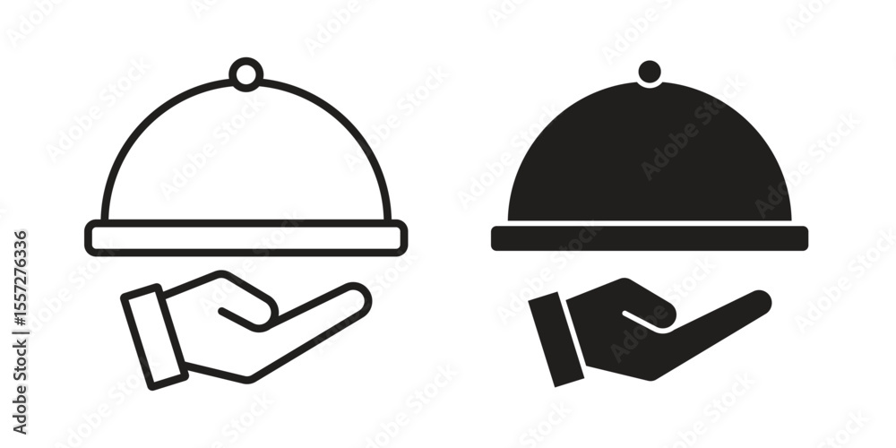 Fototapeta premium Restaurant Tray icon