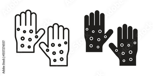 Rash hand icon