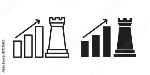 Marketing strategy icon