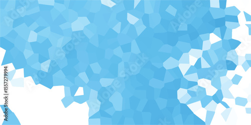 Abstract blue mosaic background illustration featuring polygonal geometric design and subtle light effects suitable for digital usage