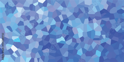 Abstract blue mosaic pattern textured background design illustrating modern artistic graphic template for digital displays and web design elements