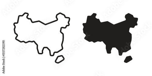 China map icon