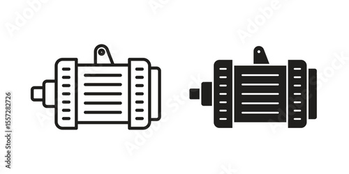 Car alternator icon